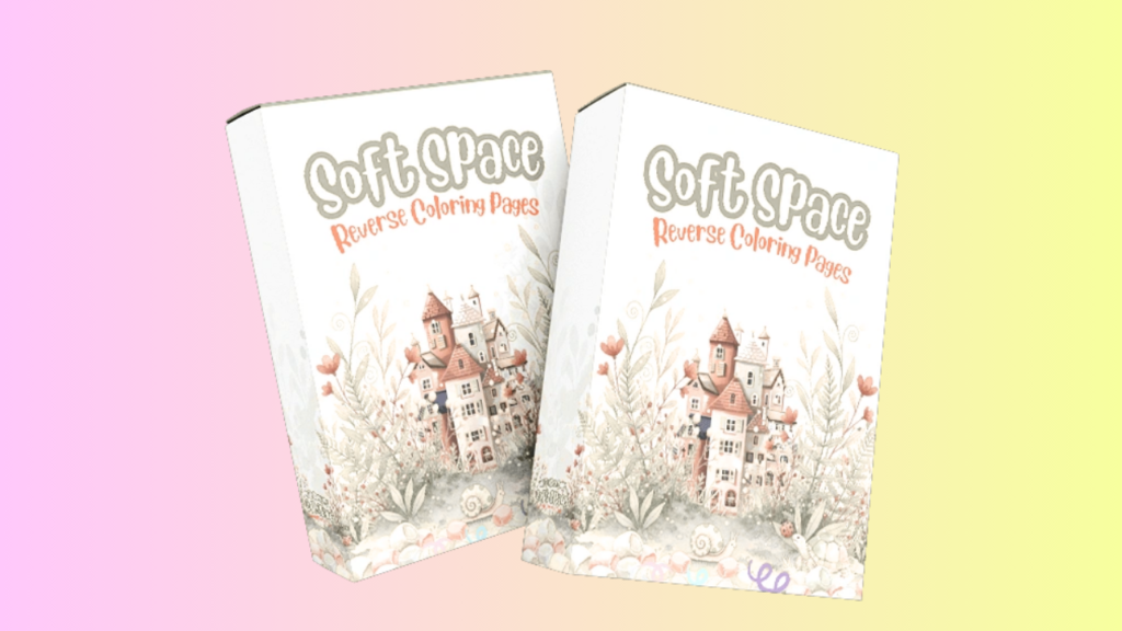 Soft Spaces - Reverse Coloring Page