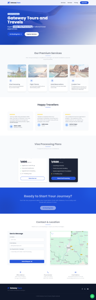 Gateway Tours and Travels Feature